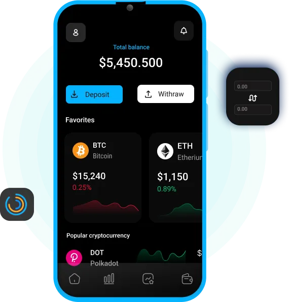 Cryptocurrency Wallet App